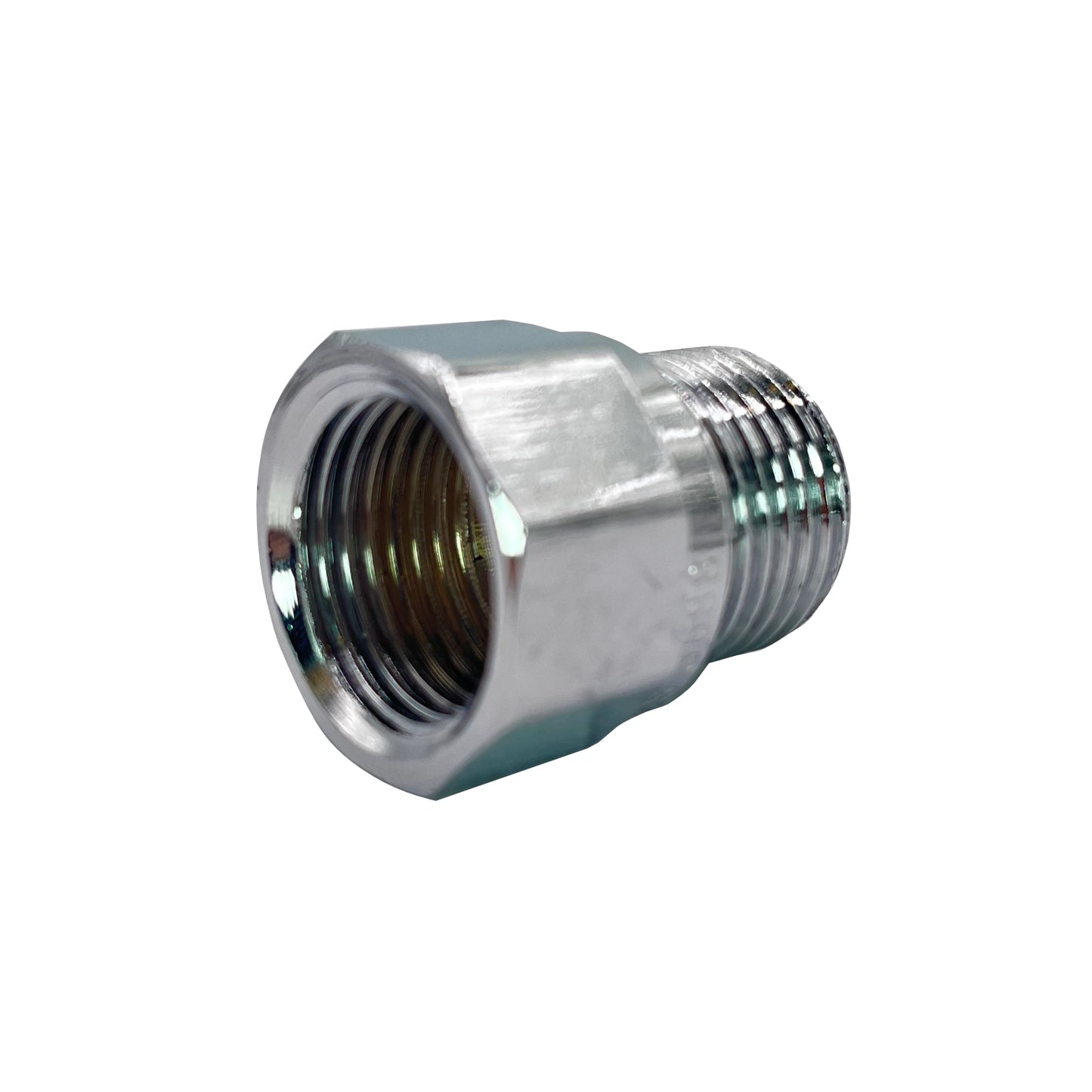 1/2" 15mm Chrome Brass Male Female Threaded Adaptor