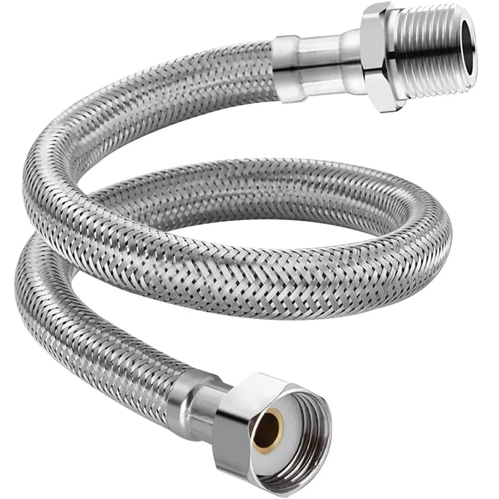 Bumwash Stainless Steel Hose Extension MF 1/2"