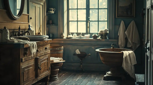 early french 1800 bathroom