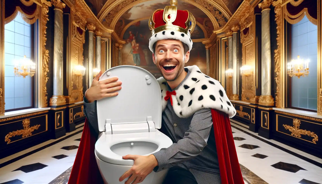 royalty hugging bidet toilet