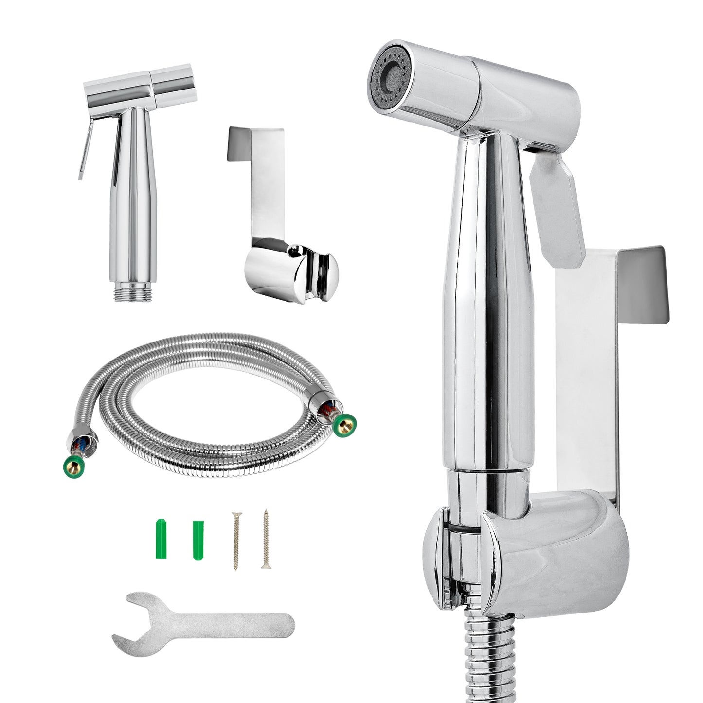 Bumwash Pro Bidet Spray Set - Chrome