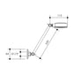 Directional Shower Head Chrome Plated 224mm