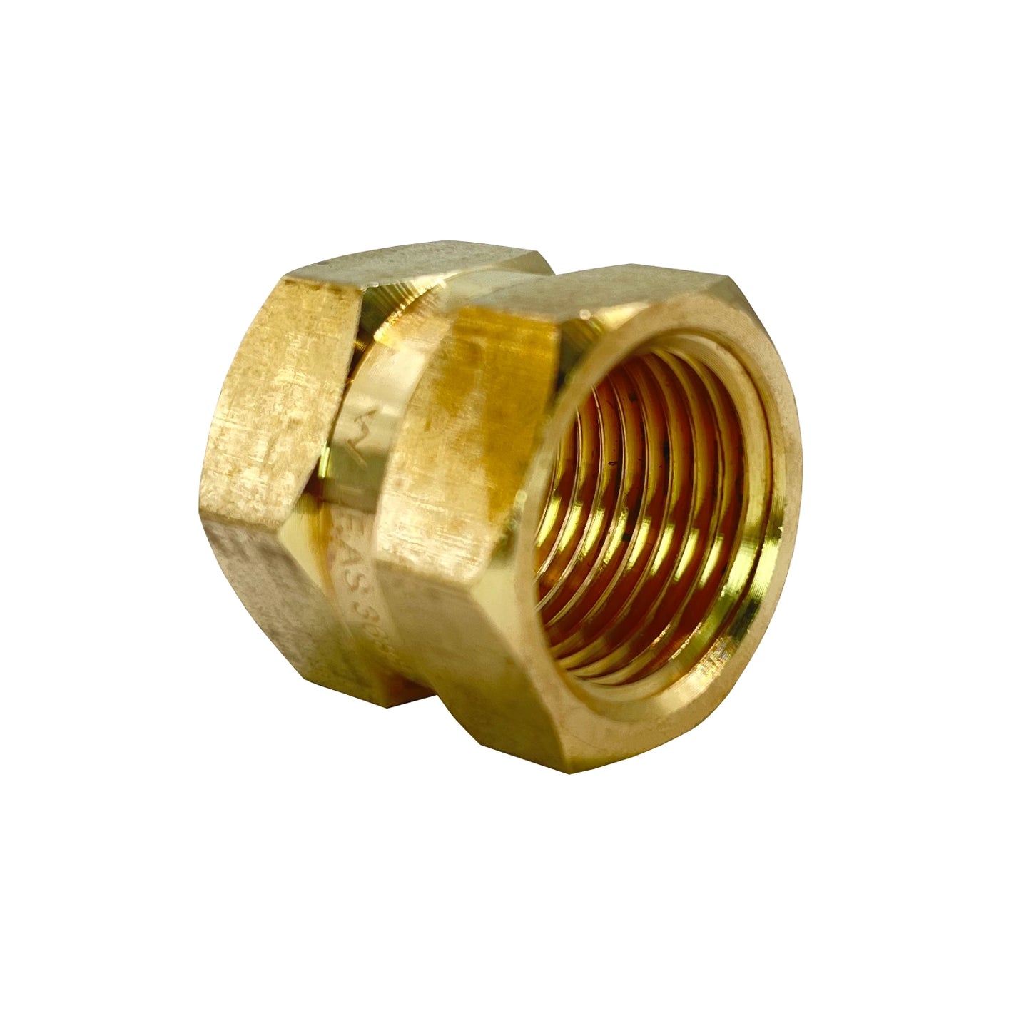 1/2" 15mm Brass Female Female Threaded Socket