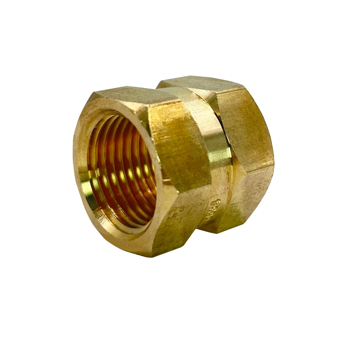 1/2" 15mm Brass Female Female Threaded Socket