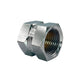 1/2" 15mm Chrome Brass Female Female Threaded Socket