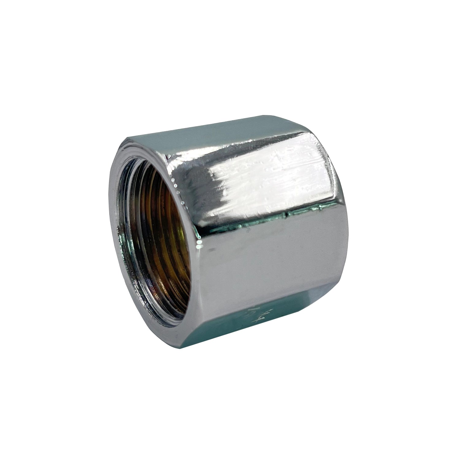 3/4" 20mm Chrome Brass Female Female Threaded Socket
