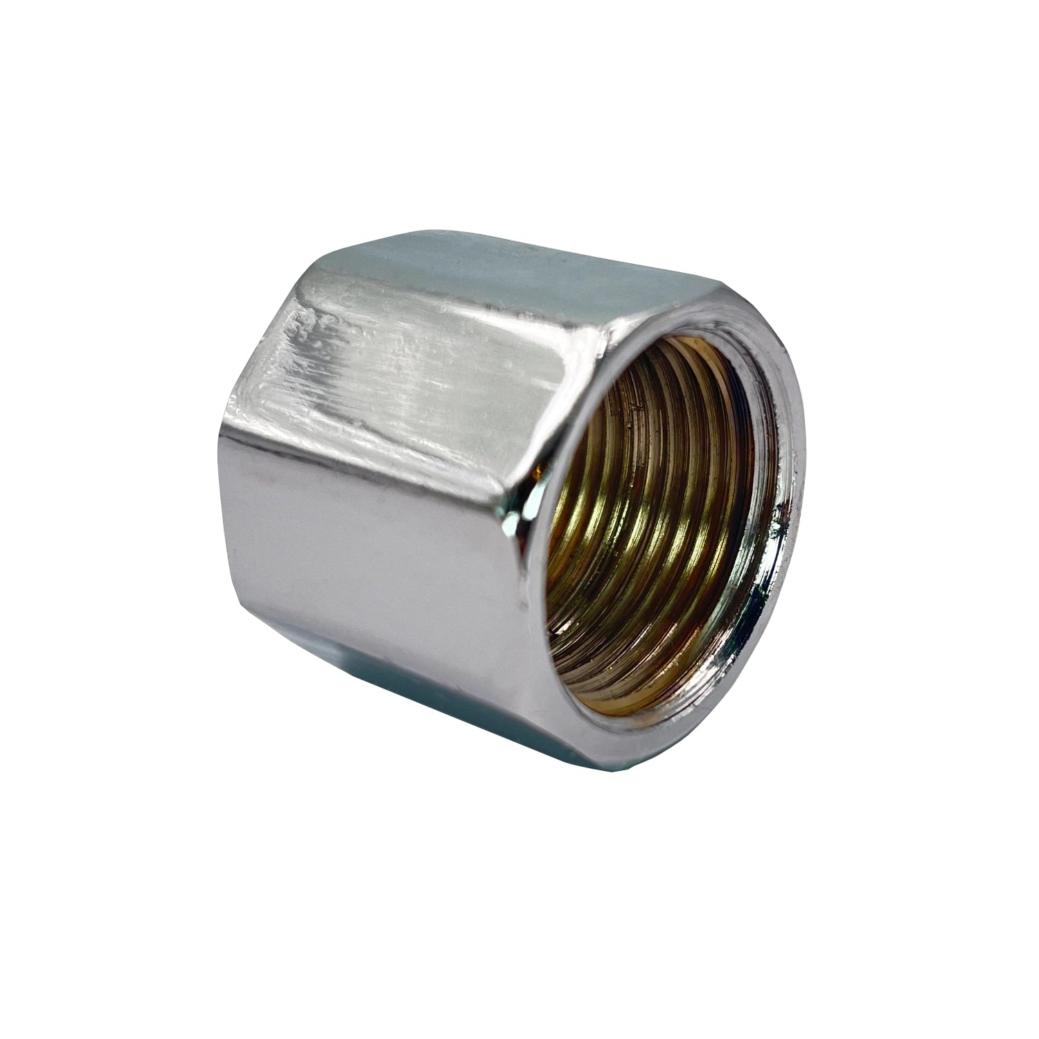3/4" 20mm Chrome Brass Female Female Threaded Socket
