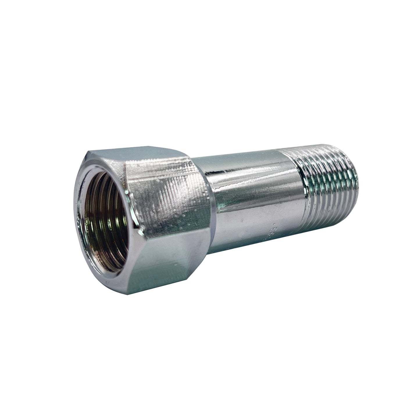 1/2" 15mm x 65mm Chrome Brass Male Female Extension