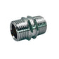 1/2" 15mm Chrome Brass Threaded Hexagon Nipple