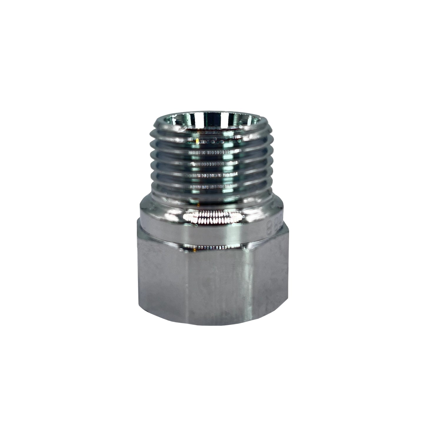 1/2" 15mm Chrome Brass Male Female Threaded Adaptor

