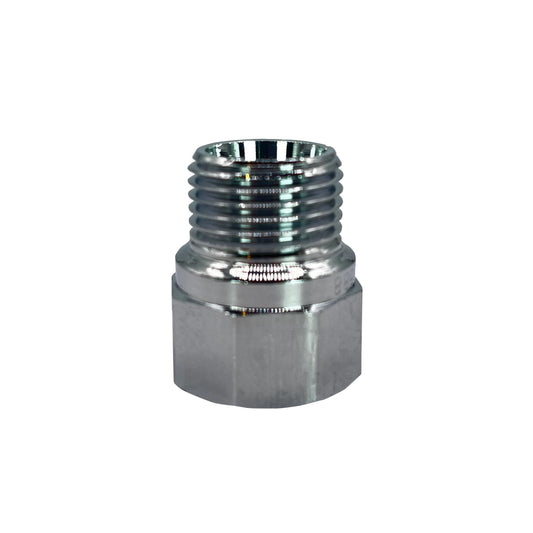 1/2" 15mm Chrome Brass Male Female Threaded Adaptor

