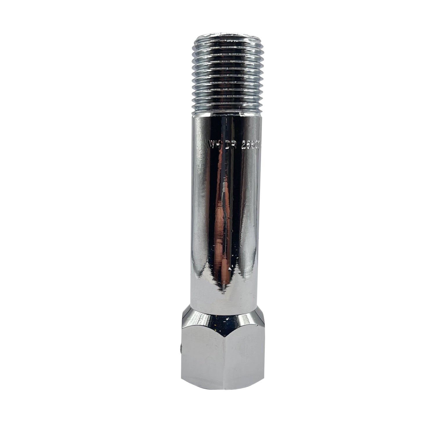 Chrome Brass Extension MF BSP LF 1/2" 15mm x 100mm