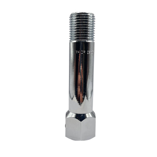 Chrome Brass Extension MF BSP LF 1/2" 15mm x 100mm