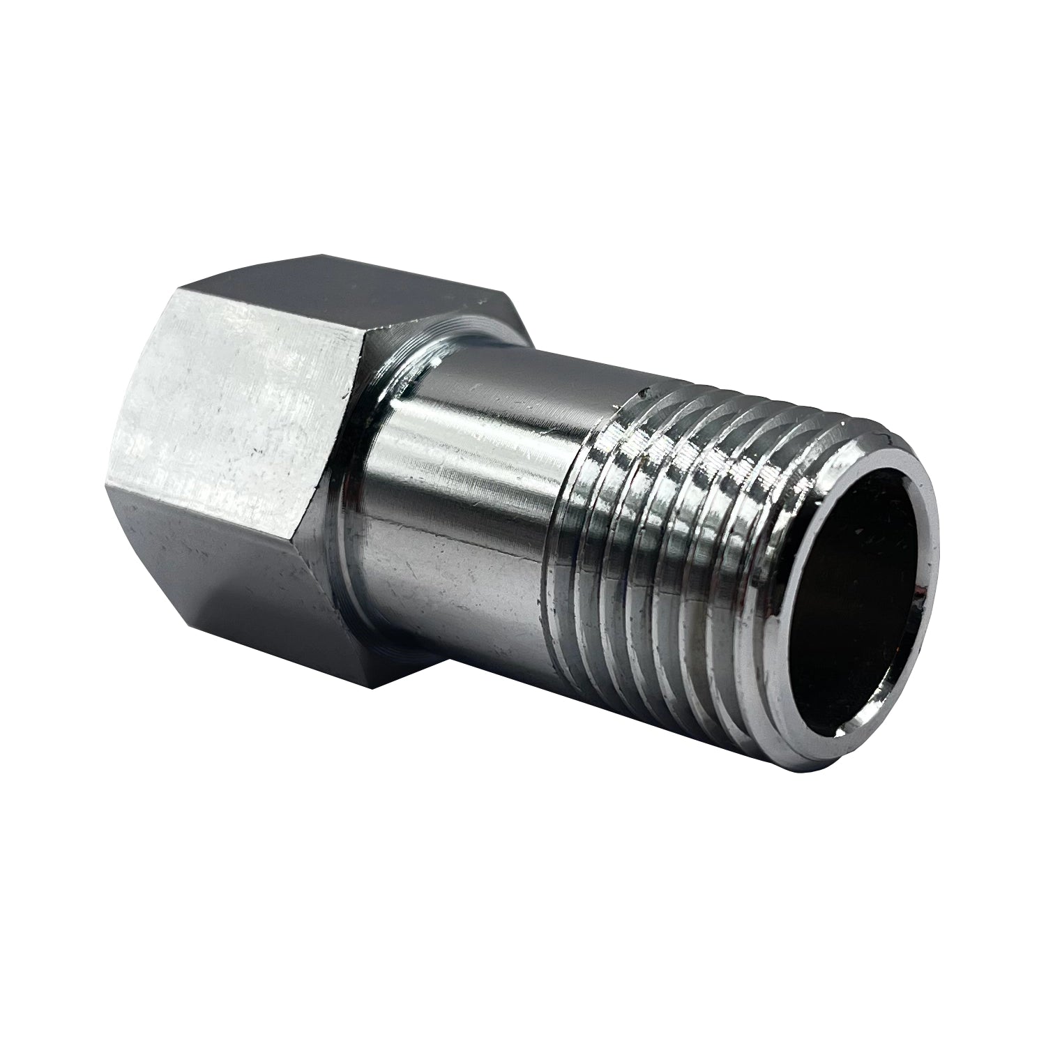 1/2" 15mm x 50mm Chrome Brass Male Female Extension