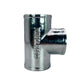 1/2" 15mm Chrome Brass Female Tee Adapter