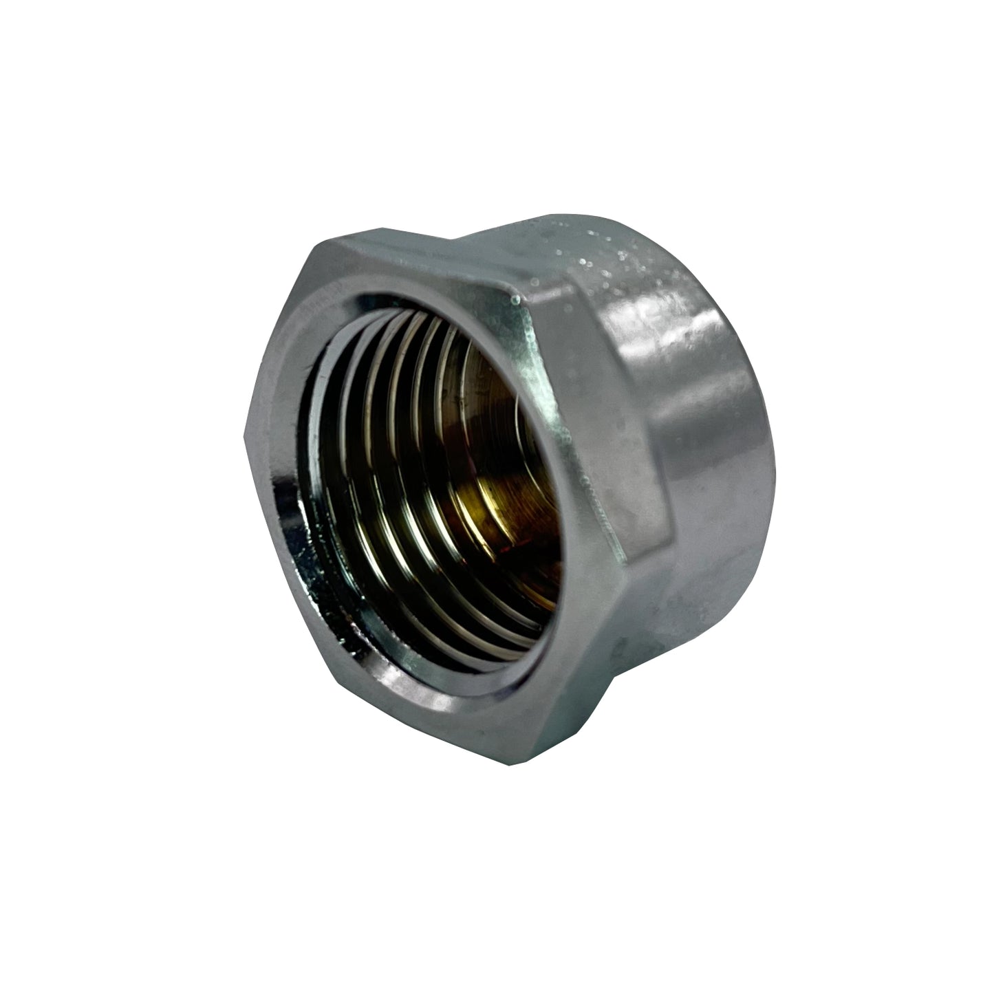 1/2 Inch Chrome Brass Cap