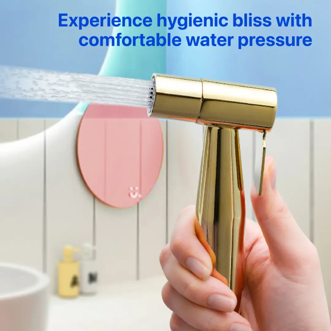 Bumwash Bidet Spray Set Gold